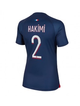 Ženski Nogometna dresi replika Paris Saint-Germain Achraf Hakimi #2 Domači 2023-24 Kratek rokav